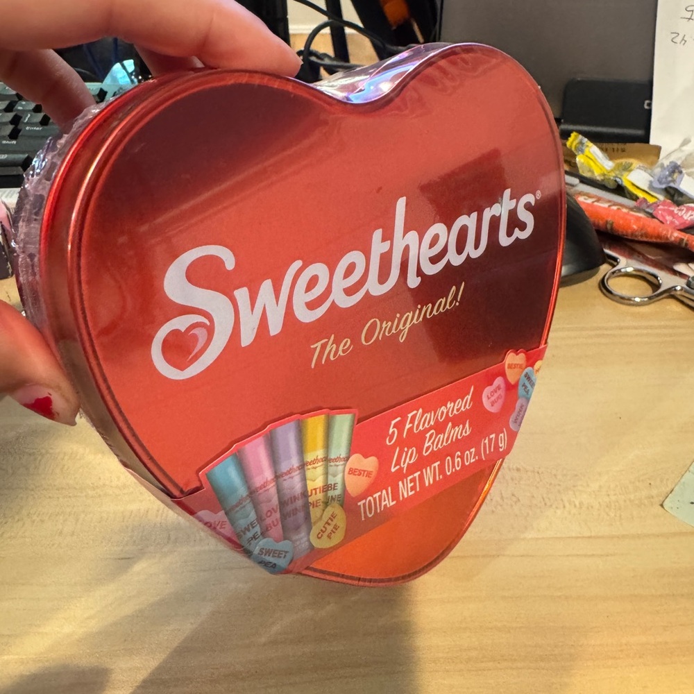 Sweethearts Heart-Shaped Lip Balm Set